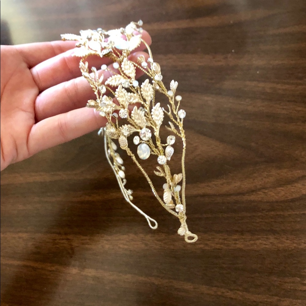 Rose Gold Hair Piece - headband - Picture 2 of 2